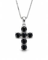 Collar Idee Preziose dal 1987 Mujer in Oro blanco Diamante Black IP.CK18B/52D